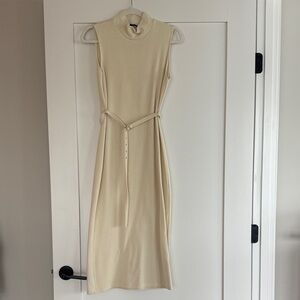 Zara Midi Cream Dress